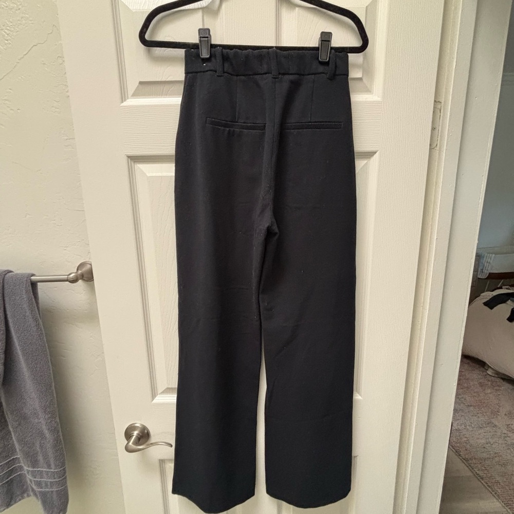 Abercrombie & Fitch Black Wide Leg Trouser - image 3